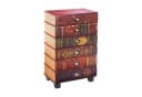 Kobolo Regal Kommode BOOKS MDF mit bedrucktem PU Überzug Bunt Bild 2