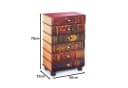 Kobolo Regal Kommode BOOKS MDF mit bedrucktem PU Überzug Bunt Bild 3