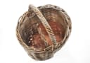 Kobolo Aufbewahrungskorb Treppenkorb Rattan Grau Bild 5