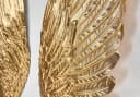Kobolo Wanddeko Set ANGELO Engelsflügel Metall Gold 2 Stk 3D Look Bild 4