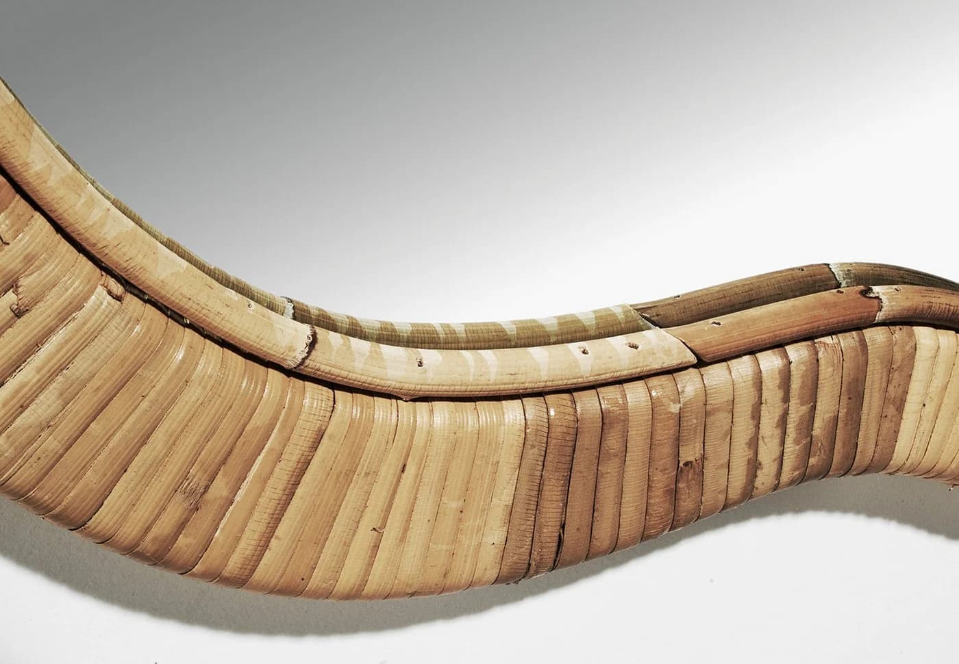 Kobolo Wandspiegel LENI Rattan Dekoobjekt Braun - Bild 3