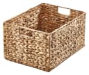 Kobolo Aufbewahrungskorb Regalkorb Wasserhyazinthe Braun Bild 2
