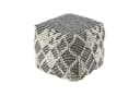 Kobolo Sitzwürfel Sitzpouf Pouf RAJA aus Baumwolle mit Muster Bild 2