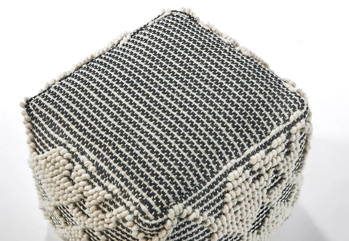 Kobolo Sitzwürfel Sitzpouf Pouf RAJA aus Baumwolle mit Muster - Bild 3
