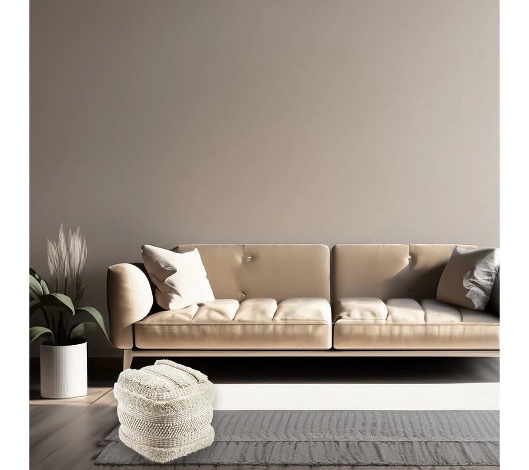 Kobolo Sitzwürfel Sitzpouf Pouf KARMA Baumwolle Muster
