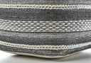 Kobolo Sitzpouf YIN Grau Baumwolle mit Muster Bild 4
