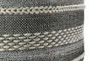 Kobolo Sitzpouf YIN Grau Baumwolle mit Muster Bild 5