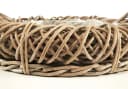 Kobolo Pflanzkübel Rattan Kranzform Kubu Grey mit Folie Bild 5