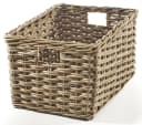 Kobolo Aufbewahrungskorb Rattan Kubu Grau Bild 2