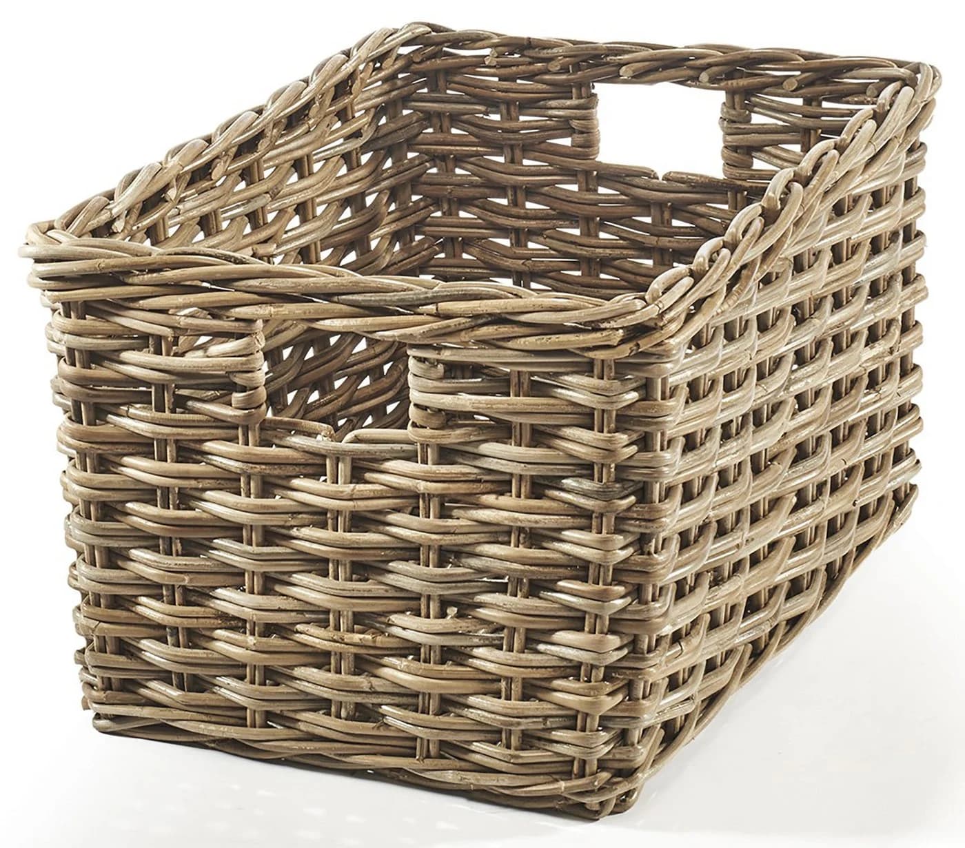 Kobolo Aufbewahrungskorb Rattan Kubu Grau - Bild 2