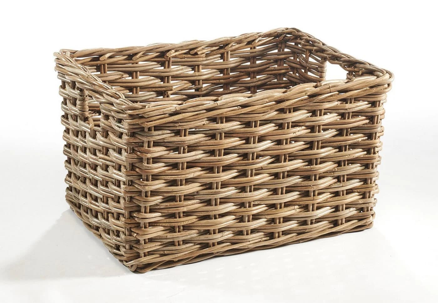 Kobolo Aufbewahrungskorb Rattan Kubu Grau - Bild 4