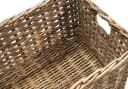 Kobolo Aufbewahrungskorb Rattan Kubu Grau Bild 5