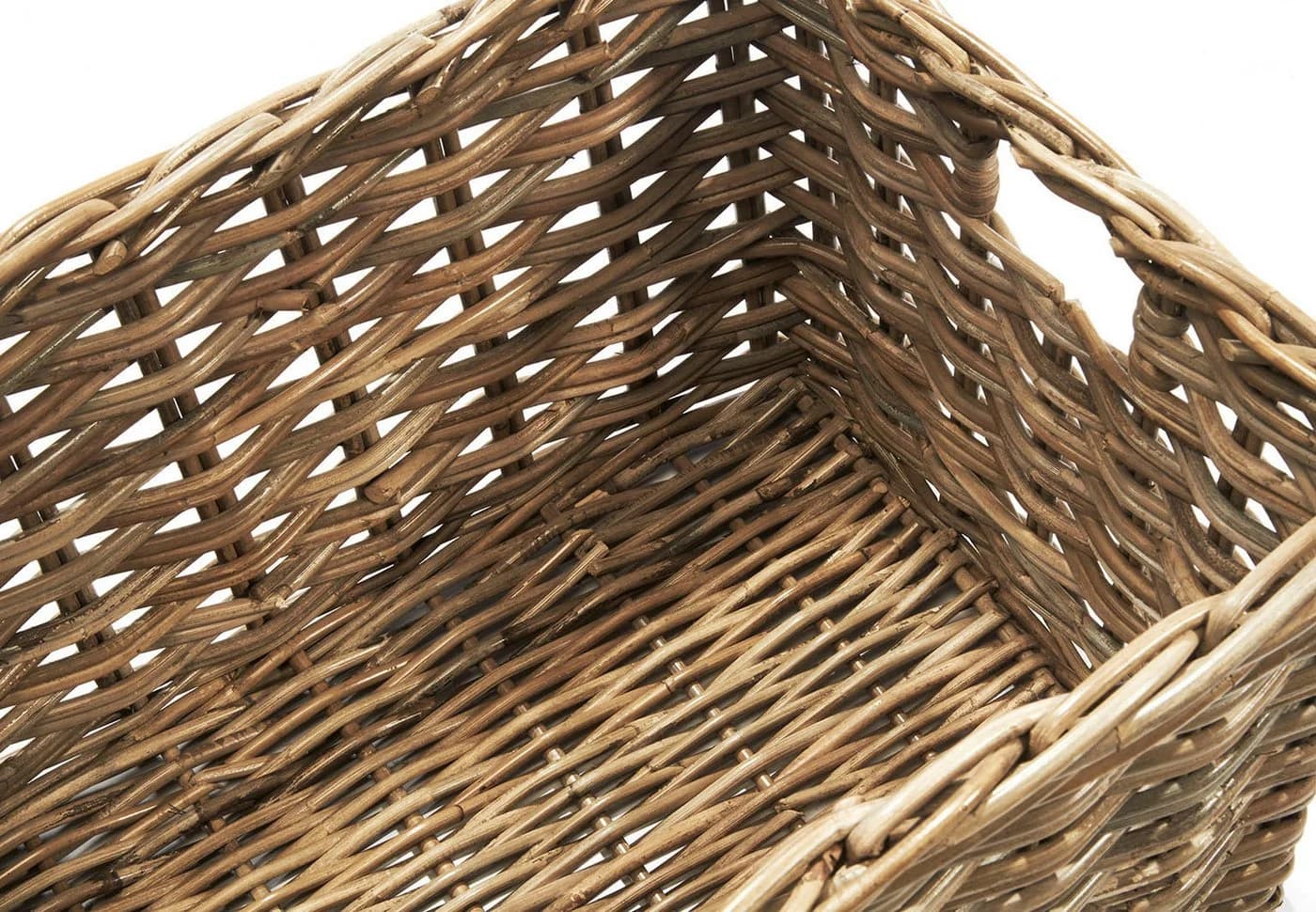 Kobolo Aufbewahrungskorb Rattan Kubu Grau - Bild 5