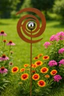 Kobolo Gartenstecker FINJA in Rostoptik Bild 1