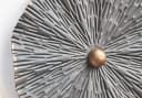 Kobolo Wandbild DALIO Metall 50x50 cm Gold Minimalistisch Bild 4