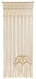 Kobolo Makramee-Vorhang Beige 132 Stränge Bild 2