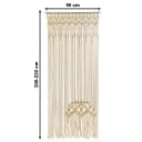 Kobolo Makramee-Vorhang Beige 132 Stränge Bild 3
