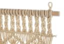 Kobolo Türvorhang TWINE Beige Makramee 132 Stränge 95x210cm Bild 5