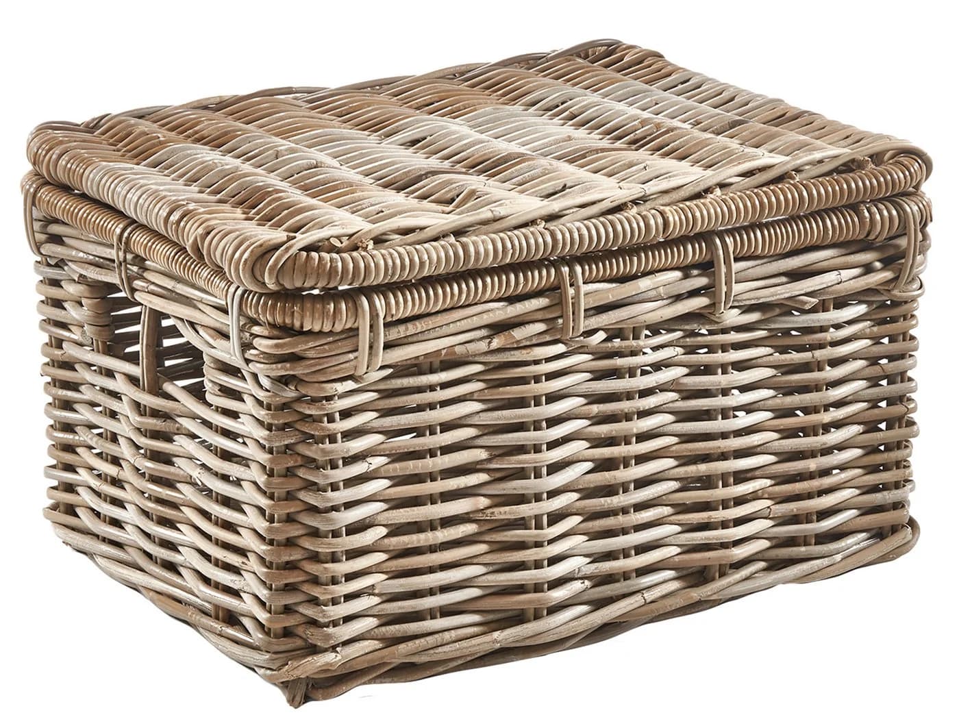 Elegante Rattan-Truhe in Kubu Grey - Bild 2