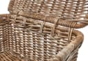 Elegante Rattan-Truhe in Kubu Grey Bild 5
