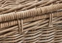 Kobolo Rattan Truhe Grau Kubu Grey Aufbewahrungskiste mit Deckel Bild 4