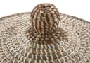 Kobolo Schlangenkorb PYTHON aus Seegras mit Deckel Beige Bild 5