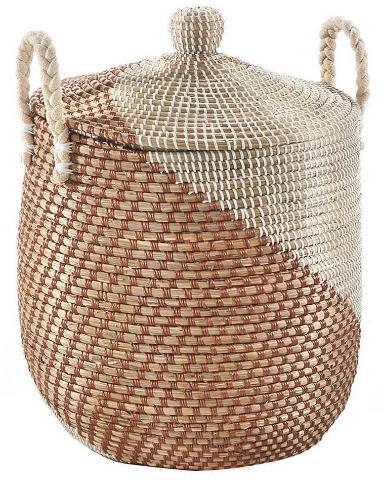 Kobolo Aufbewahrungskorb Schlangenkorb NAGA Seegras inkl. Deckel - Bild 2