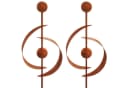 Kobolo Gartenstecker RUSTY SATURN 2er Set Rostoptik Bild 2