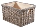 Kobolo Kaminholzkorb Rattan Grau Bild 4