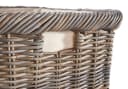Kobolo Kaminholzkorb Rattan Grau Bild 5