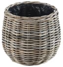 Kobolo Pflanzkübel FIORA 35 cm Rattan Grau Bild 2