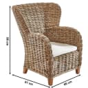 Kobolo Rattansessel TOSCANO mit Sitzkissen Bild 3
