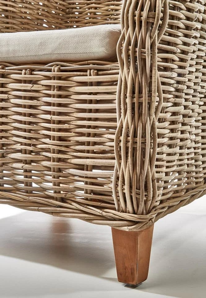Kobolo Rattansessel TOSCANO mit Sitzkissen - Bild 4
