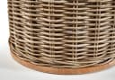 Kobolo Beistelltisch MARTA Holz und Rattan mit abnehmbarem Deckel Bild 4