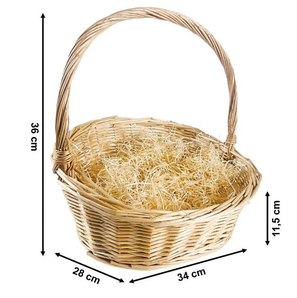 Kobolo Präsentkorb Weide mit Holzwolle - Bild 3