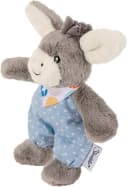 Sterntaler® Kuscheltier Mini Spieltier Emmi Esel mit Rassel Blau/Grau Bild 1