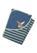 Sterntaler® Kapuzenbadetuch 80x80 cm Esel Emmilius Frottee Blau Bild 3