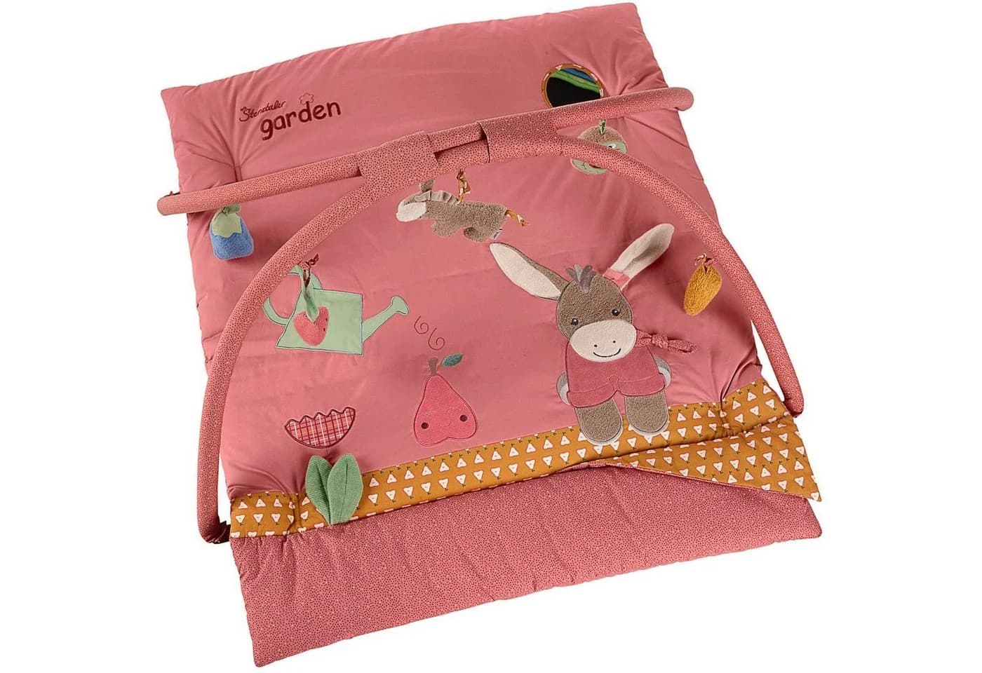 Sterntaler Spielbogen Emmily mit Esel-Motiv und Spielzeug