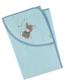 Sterntaler® Kapuzenbadetuch Hellblau Esel Emmi Frottee Bild 1