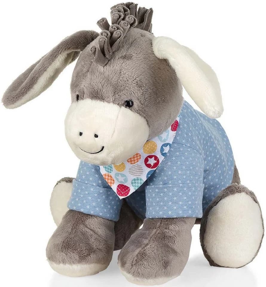 Sterntaler® Kuscheltier Emmi Plüschesel Blau Grau 37 cm - Bild 2