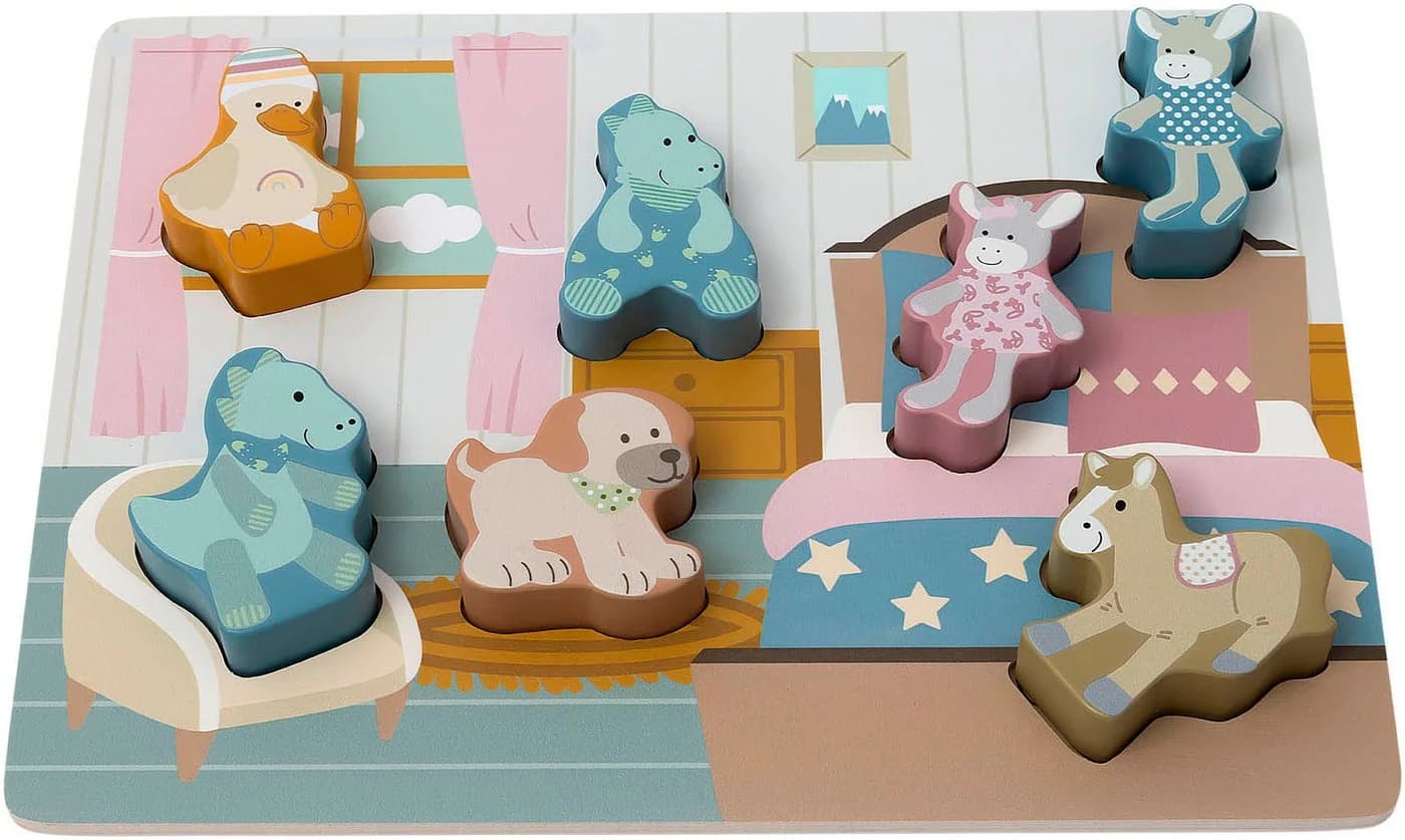Sterntaler® Steckpuzzle Sterntaler Freunde Holzpuzzle, 7 Puzzleteile, FSC® - schützt Wald - Bild 2