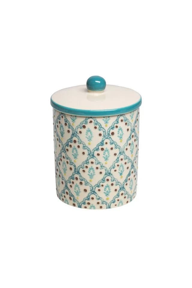 Tranquillo Badorganizer Steinzeug Aufbewahrungsdose Orientalisch Bunt