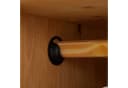CARO-Möbel Kleiderschrank CANCUN Kiefer massiv 3 Türen gebeizt Bild 4
