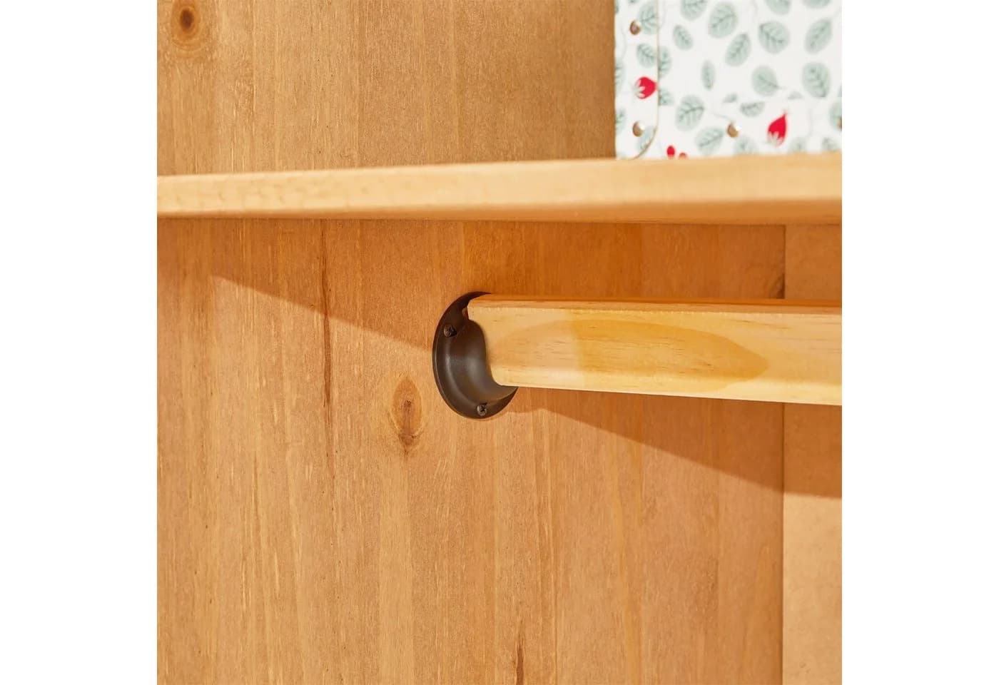 CARO-Möbel Kleiderschrank SALSA Kiefer Massivholz Mexiko-Stil Braun - Bild 5
