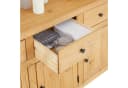 CARO-Möbel Sideboard CANCUN Kiefer Massivholz 3 Türen 3 Schubladen Braun Bild 5