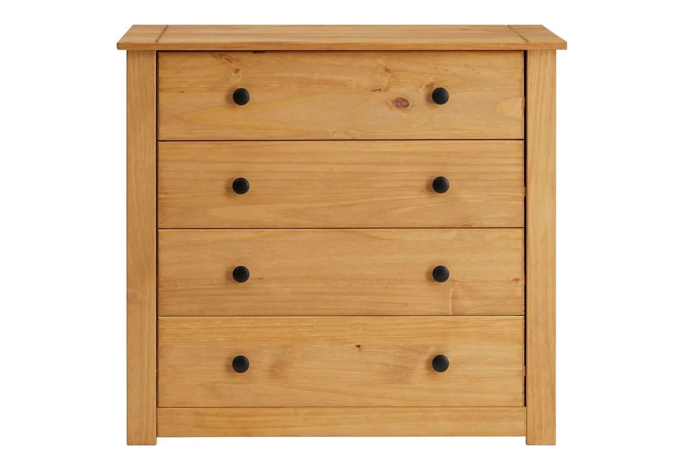 CARO-Möbel Kommode Cancun Sideboard Kiefer Massivholz 4 Schubladen - Bild 3