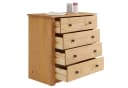 CARO-Möbel Kommode Cancun Sideboard Kiefer Massivholz 4 Schubladen Bild 4