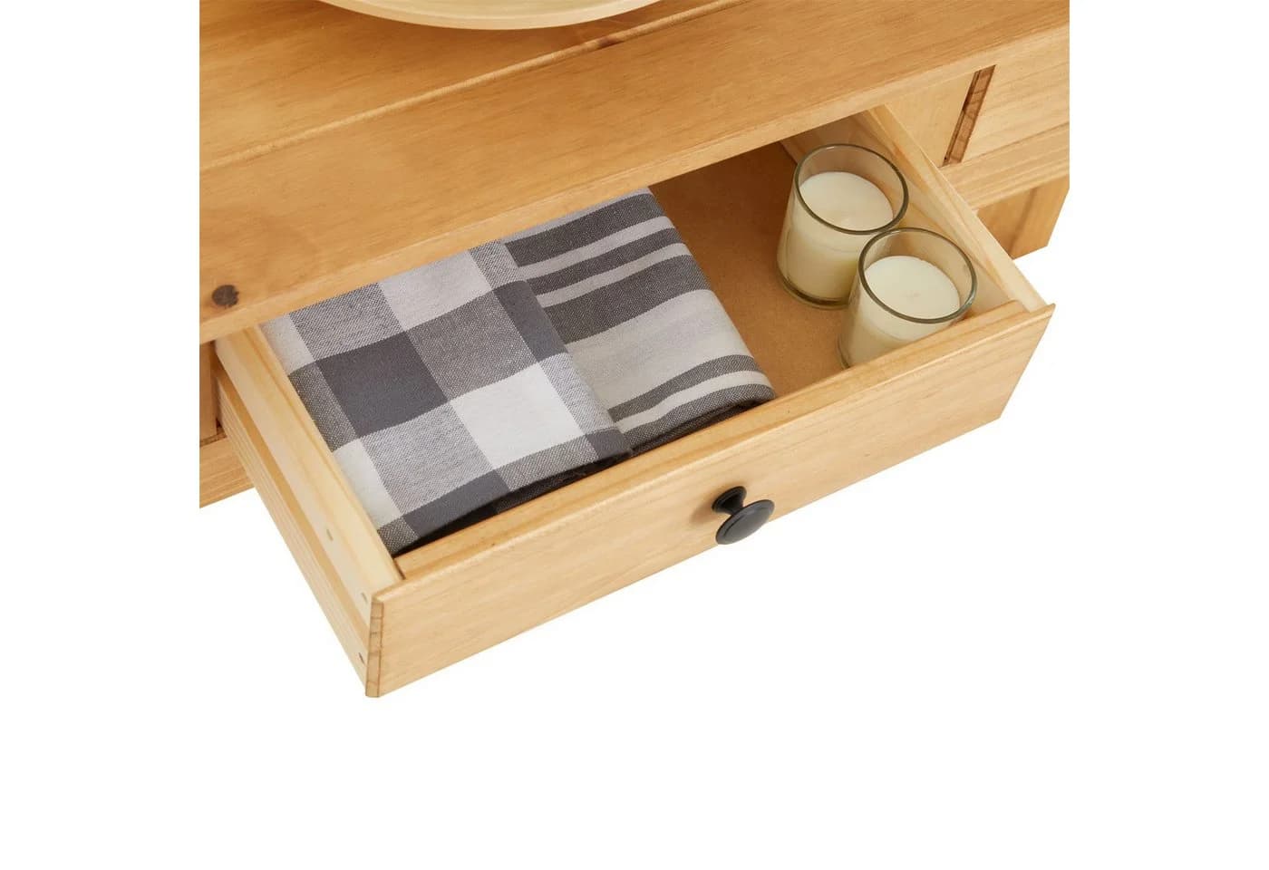 CARO-Möbel Konsolentisch CANCUN Kiefer Massivholz Landhausstil - Bild 5