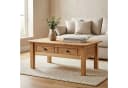 IDIMEX Couchtisch CANCUN Kiefer Massivholz 2 Schubladen Landhaus Bild 2