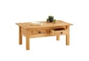 IDIMEX Couchtisch CANCUN Kiefer Massivholz 2 Schubladen Landhaus Bild 4